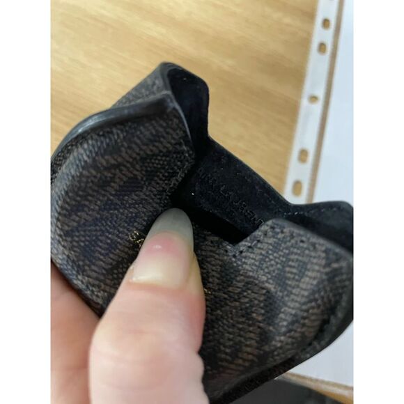 Saint Laurent Monogram Flat Phone Pouch in Multicolor Coated Canvas - Picture 6 of 6